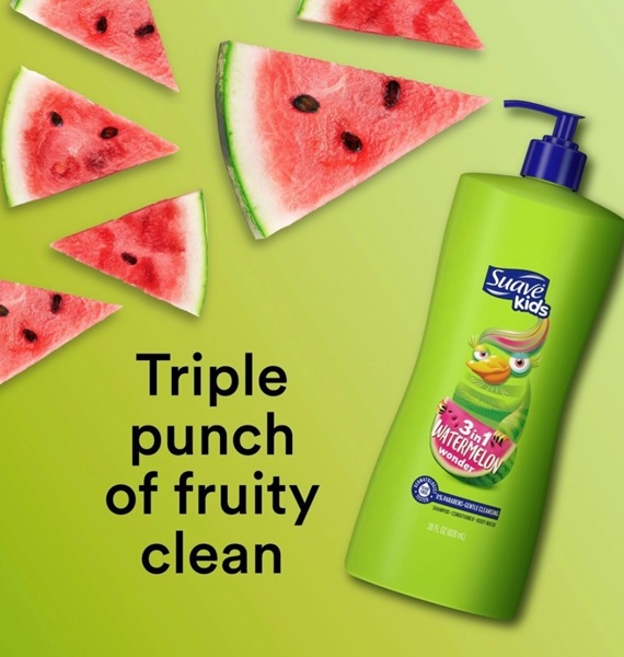 شامپو بچه Sauve Kids مدل Watermelon Wonder 3-in-1