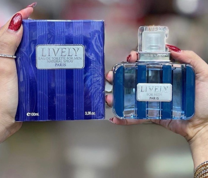ادکلن ادوتویلت مردانه مدل Lively for Men Blue 