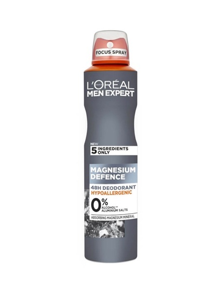 اسپری ضد تعریق مردانه لورآل (L’Oréal Men Expert) مدل Magnesium Defence