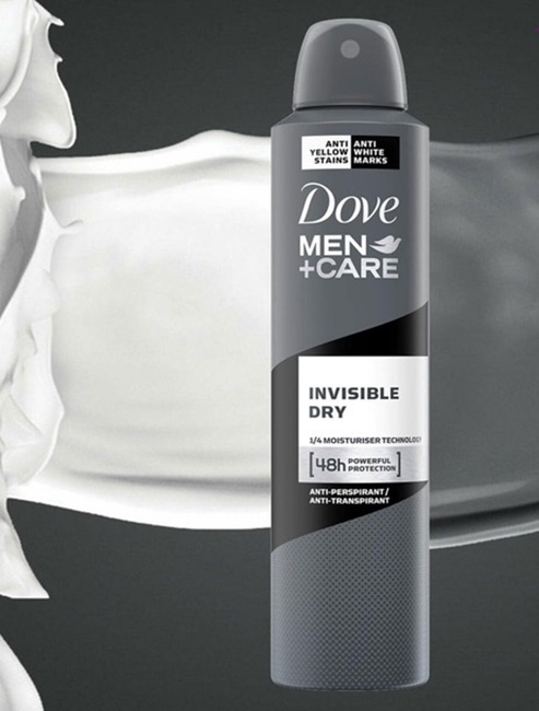 اسپری بدن مردانه داو مدل Invisible Dry