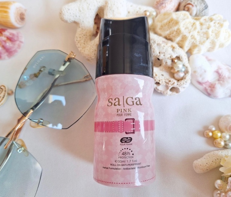 مام رول ضد تعریق زنانه عماد آرا مدل SaGa Pink