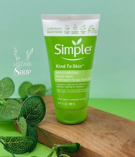 ژل شستشو مویسچرینگ سیمپل Simple Moisturizing Facial Wash