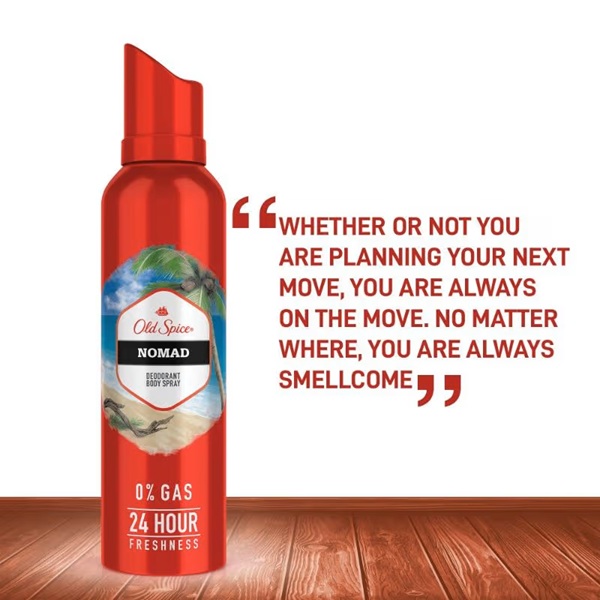 اسپری دئودورانت بدن Old Spice مدل NOMAD 